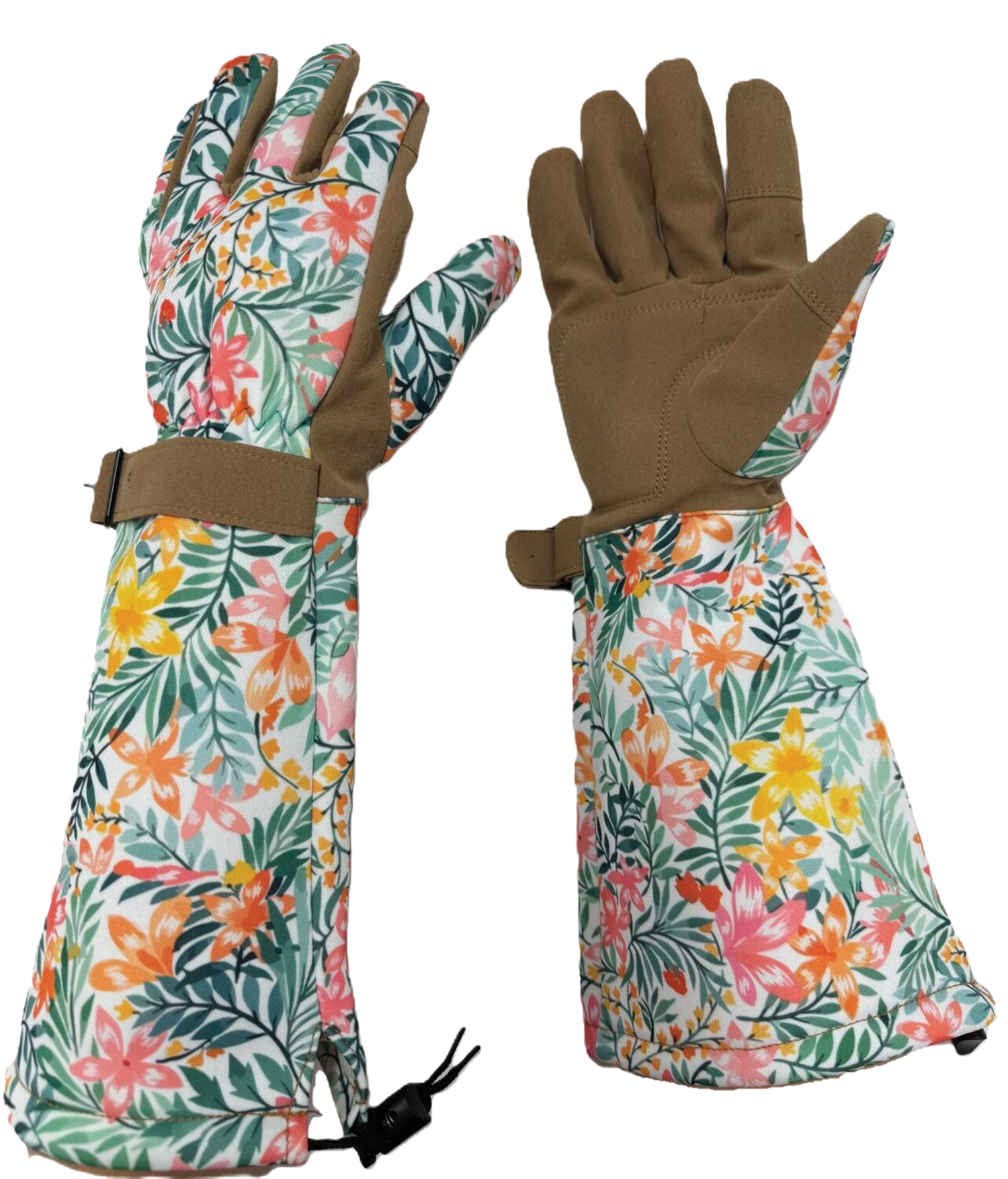 Long Cuff Gardening Gloves Tropical Haze