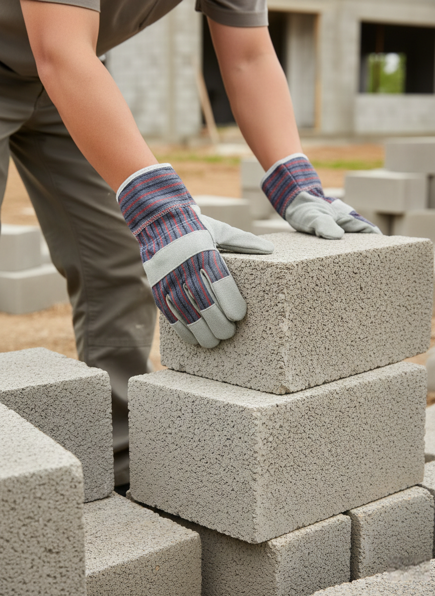 HeavyDuty Multipurpose Leather Gloves