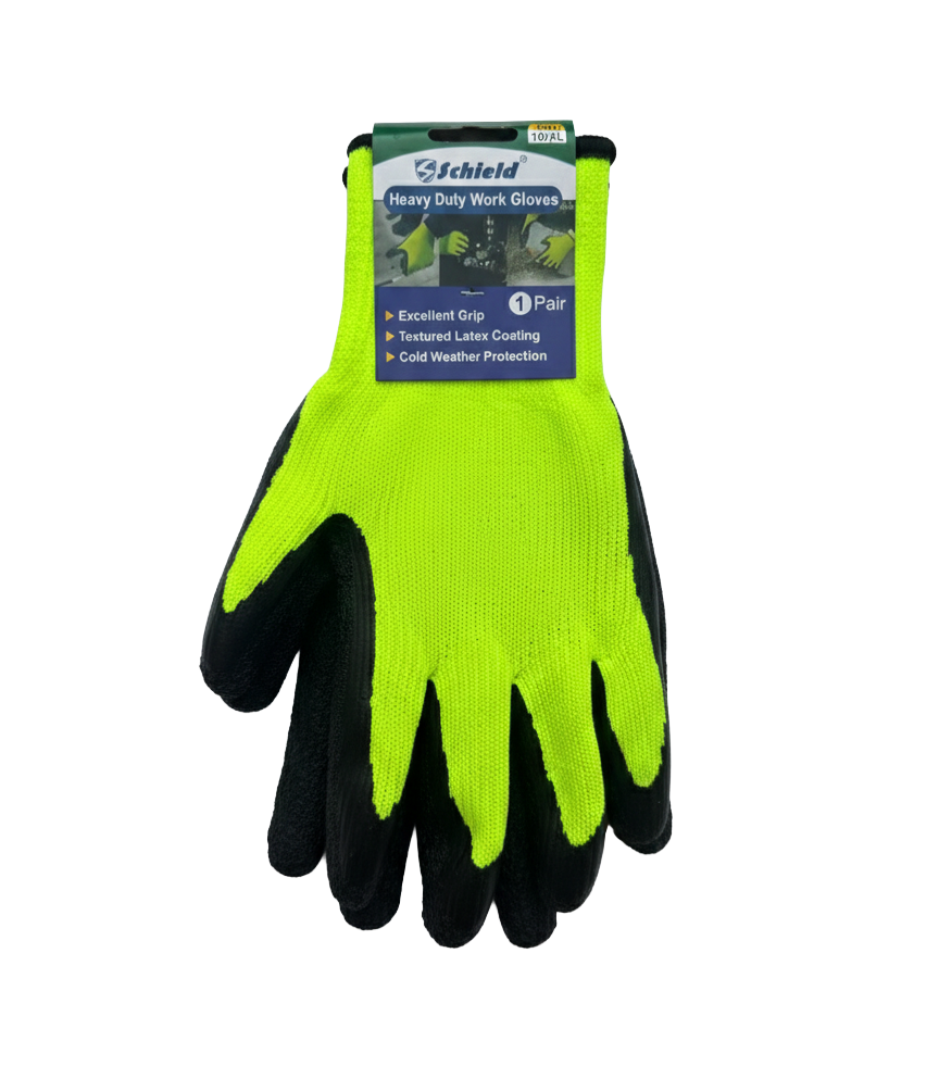 HeavyDuty Latex Work Gloves