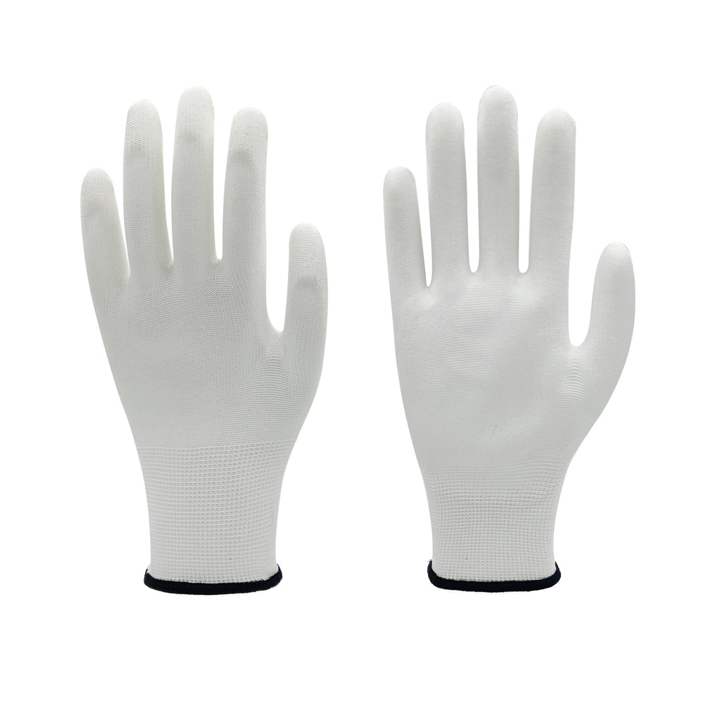PU Coated White Work Gloves