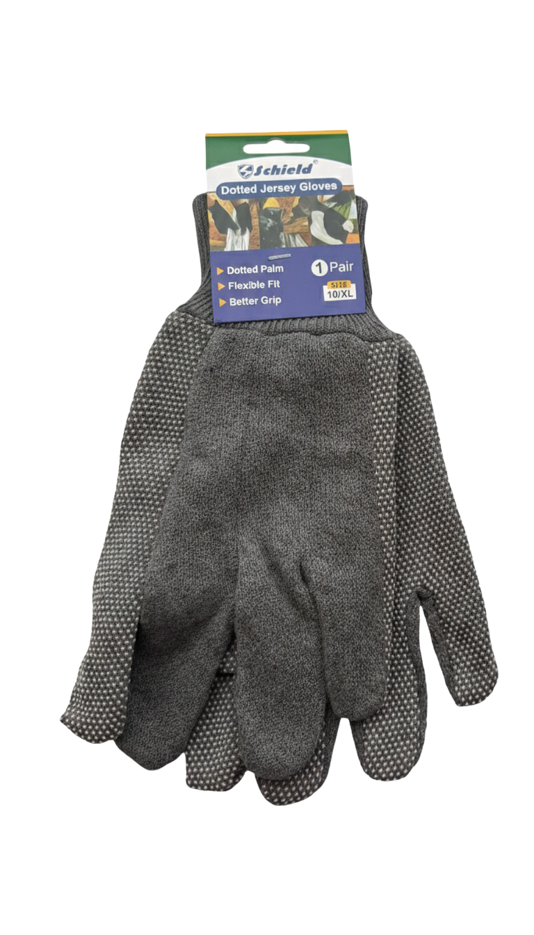 Dotted Jersey Gloves