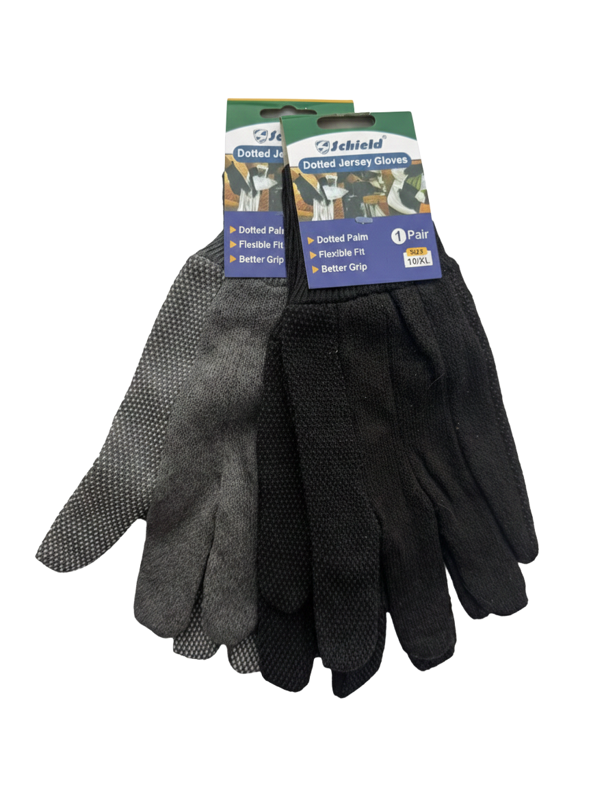 Dotted Jersey Gloves