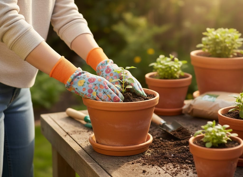 Gardening Gloves Canvas Grip