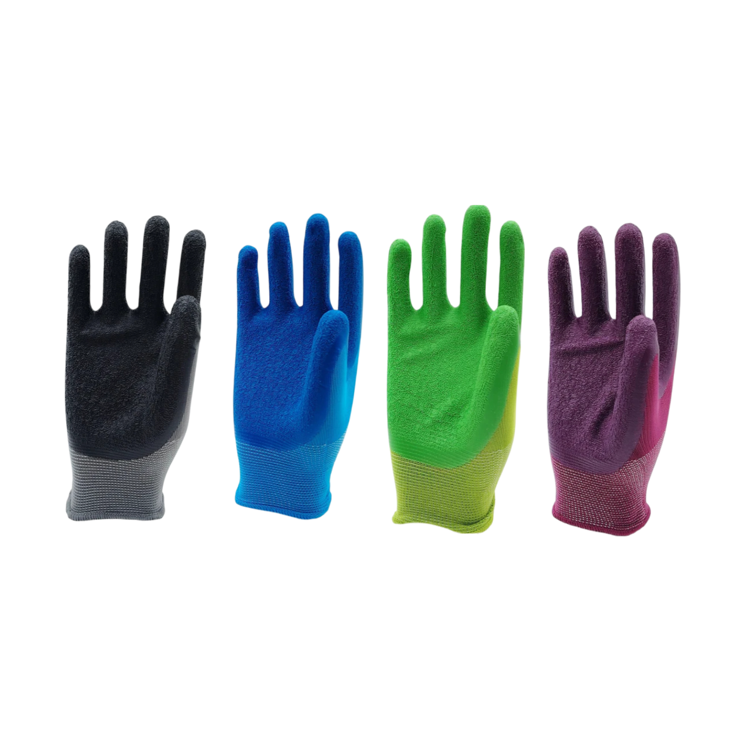 Schield® Latex-Coated Gardening Gloves available in multiple colors.