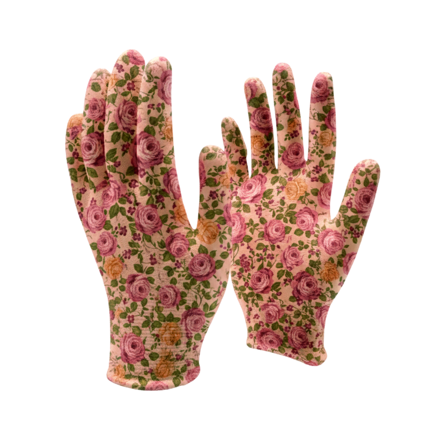 Schield® Nitrile coated Gardening Gloves Medium, design Rose Meadows.