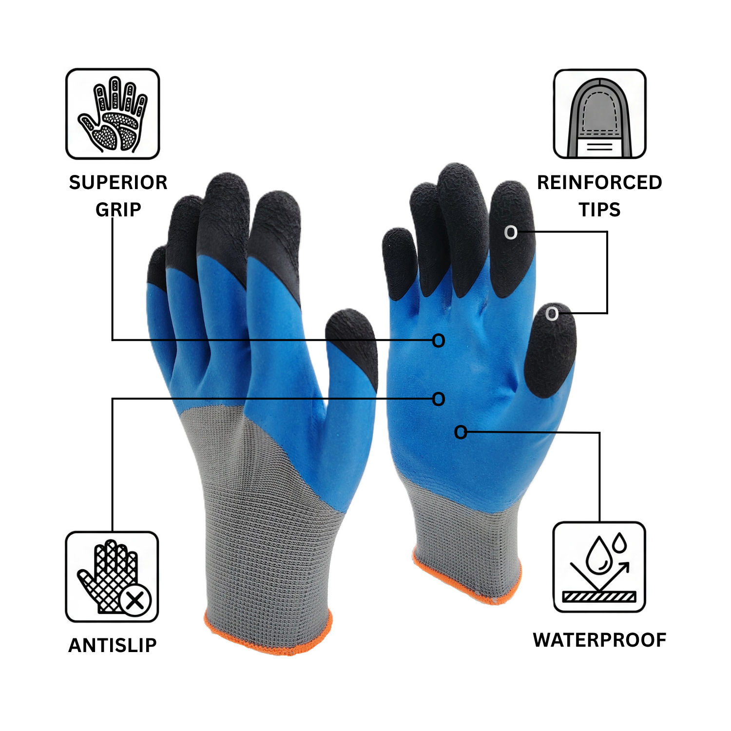 Premium Safety Latex Gloves