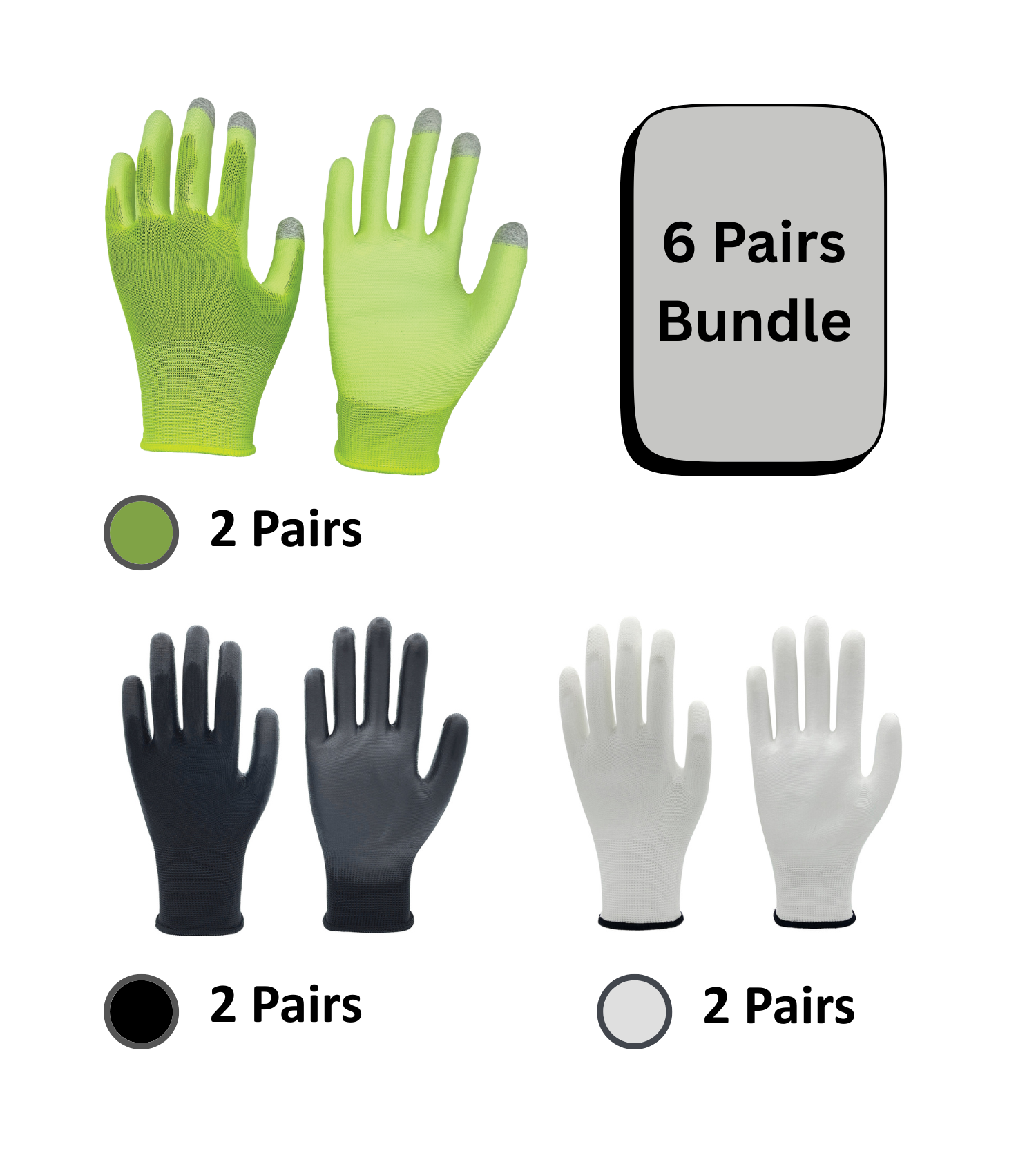 Precision Work Gloves Bundle