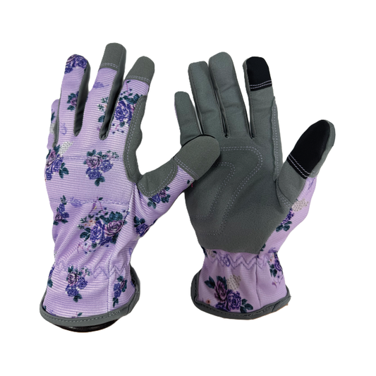 Touch Screen Gardening Gloves Lilac Dream
